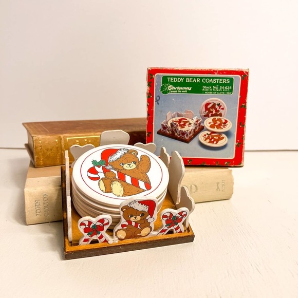 House of Lloyd 1988 Teddy Bear Coasters - Picture 2 of 4